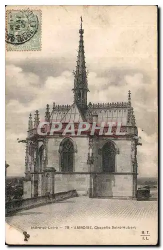 Cartes postales Indre et Loire Amboise Chapelle Saint Hubert