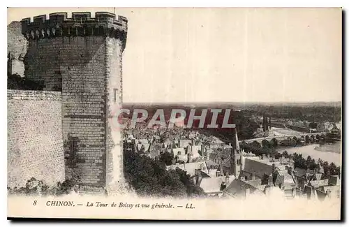 Cartes postales Chinon La Tour de Boissy et vue generale