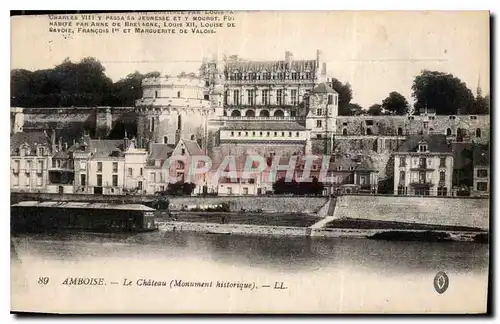 Ansichtskarte AK Amboise Le Chateau Monument Historique