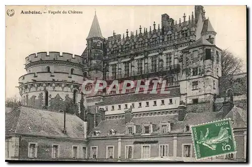 Cartes postales Amboise Facade du Chateau