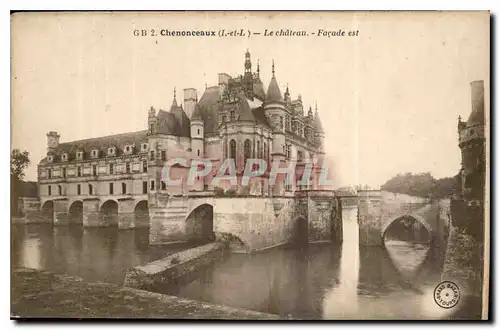 Ansichtskarte AK Chenonceaux I et L Le Chateau Facade Est