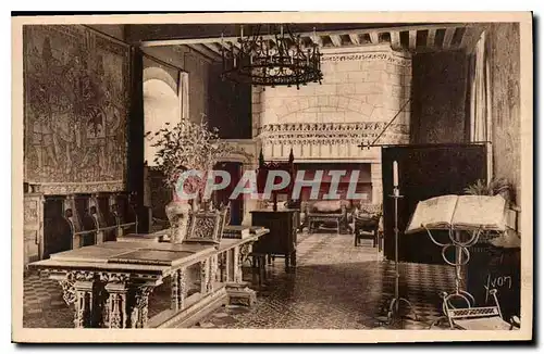 Cartes postales La Douce France Chateaux de la Loire Chateau de Langeais Grand Salon uo fut celebre le mariage d