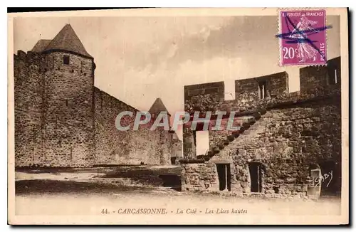 Ansichtskarte AK Carcassonne La Cite Les Lices hautes