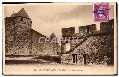 Cartes postales Carcassonne La Cite Les Lices hautes