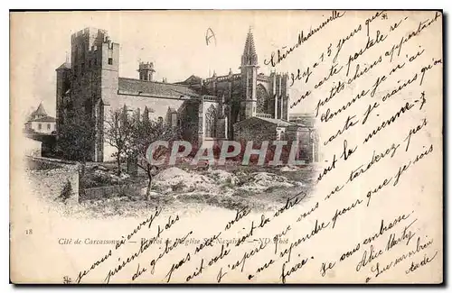 Cartes postales Cite de Carcassonne Beffroi de l'Eglise St Nazaire