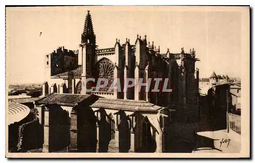 Ansichtskarte AK Carcassonne Aude La Cite Basilique St Nazaire le Cloitre