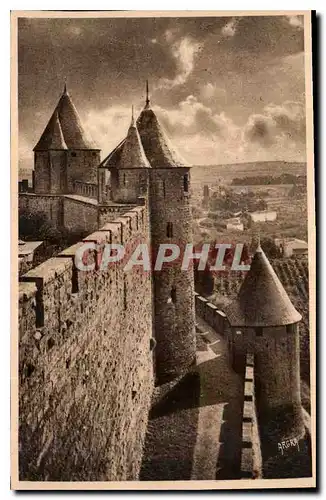 Cartes postales Carcassonne Tours Mipadre et du Moulin