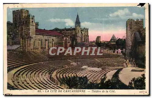 Cartes postales La Cite de Carcassonne Theatre de la Cite