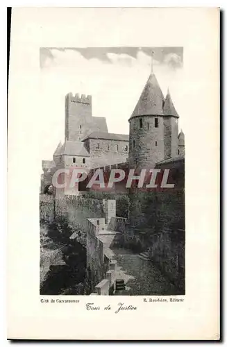 Cartes postales Cite de Carcassonne Tour de Justice