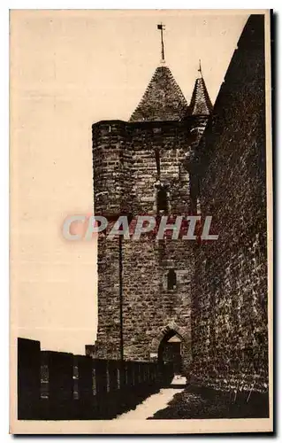 Cartes postales Carcassonne Aude La Cite La Tour carree de l'Eveue