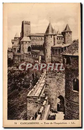 Cartes postales Carcassonne Tour de L'Inquisition