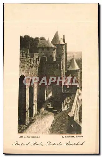 Cartes postales Cite de Carcassonne Porte d'Aude Porte du Senechal