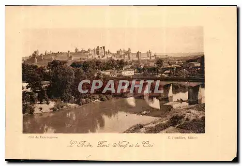 Cartes postales Cite de Carcassonne L'Aude Pont Neuf de la Cite