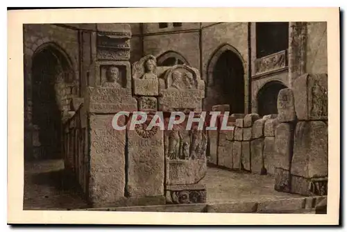 Ansichtskarte AK Narbonne Musee lapidaire Steles funeraires epitaphes et portraits