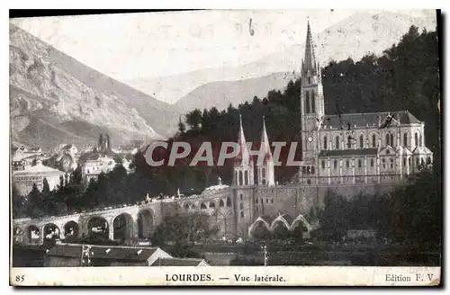 Cartes postales Lourdes Vue laterale