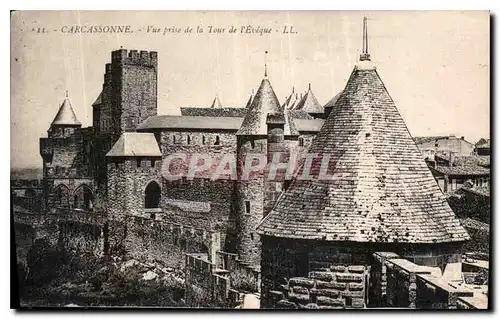 Cartes postales Carcassonne Vue prise de la Tour de l'Eveque
