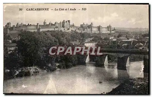 Cartes postales Carcassonne La Cite et l'Aude