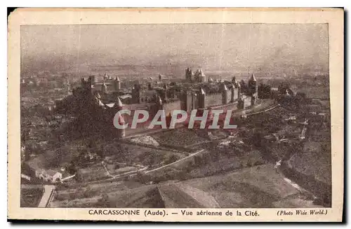 Ansichtskarte AK Carcassonne aude Vue aerienne de la Cite