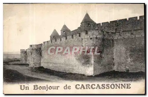 Cartes postales Un Bonjour de Carcassonne