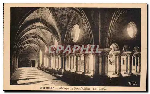 Ansichtskarte AK Narbonne Abbaye de Fontfoides le Cloitre