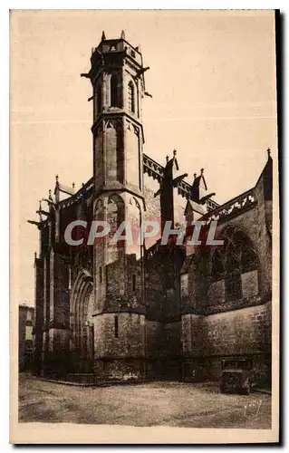 Ansichtskarte AK Carcassonne Aude La Cite Basilique St Nazaire Entree