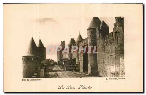 Cartes postales Cite de Carcassonne Les Lices Hautes