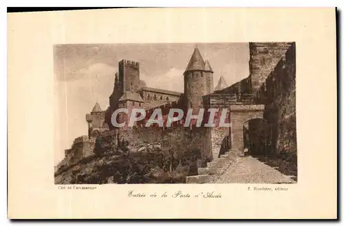 Cartes postales Cite de Carcassonne Entree de la Porte d'Aude