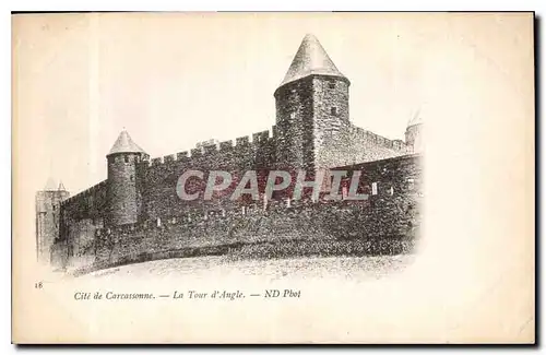 Cartes postales Cite de Carcassonne La Tour d'Angle