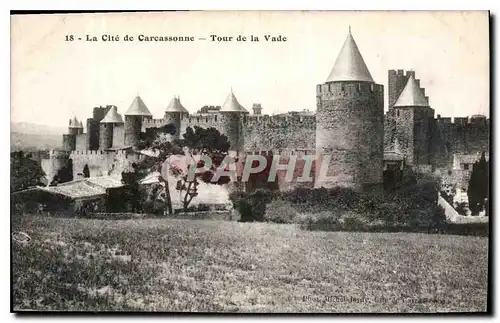 Cartes postales La Cite de Carcassonne Tour de la Vade