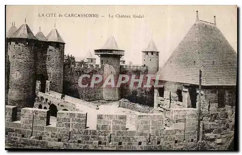 Cartes postales La Cite de Carcassonne Le Chateau feodal