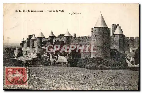 Cartes postales La Cite de Carcassonne Tour de la Vade