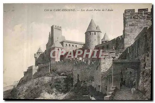 Cartes postales Cite de Carcassonne Les Avant Portes de L'Aude