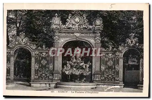 Cartes postales Nancy la Fontaine d'Amphitrite