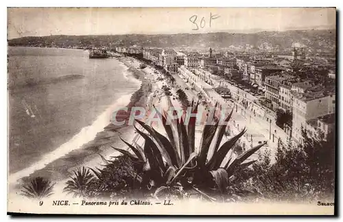 Cartes postales Nice Panorama pris du Chateau