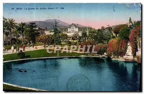 Cartes postales Nice la Grotte du Jardin Albert Ier