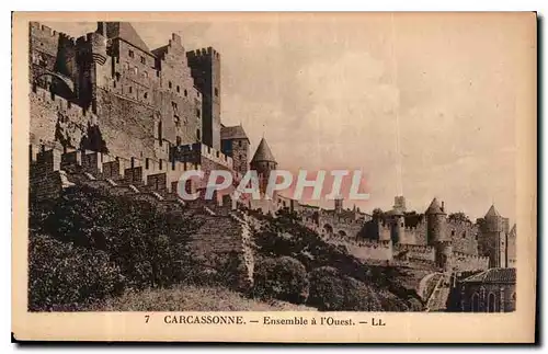Cartes postales Carcassonne Ensemble a l'Ouest