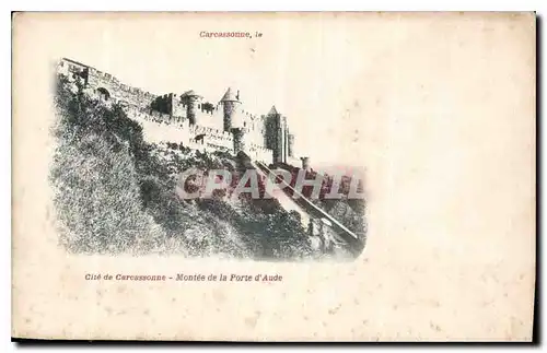 Cartes postales Cite de v Montee de la Porte d'Aude