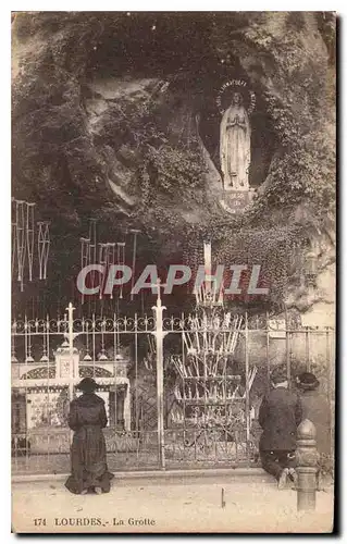 Cartes postales Lourdes la Grotte