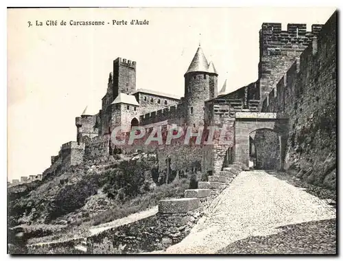 Cartes postales La cite de Carcassonne porte d'Aude