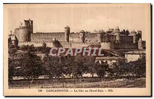 Ansichtskarte AK Carcassonne la Cite au Nord Est