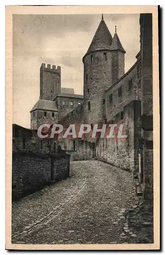 Ansichtskarte AK Cite de Carcassonne le Chateau et la Porte d'Aude