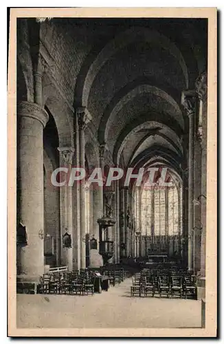 Cartes postales Cite de Carcassonne Eglise Saint Nazaire Nef vue de l'entree