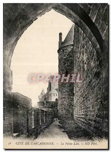 Cartes postales Cite de Carcassonne la Petite Lice