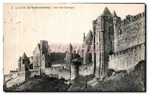 Cartes postales La Cite de Carcassonne Tour de l'Eveque