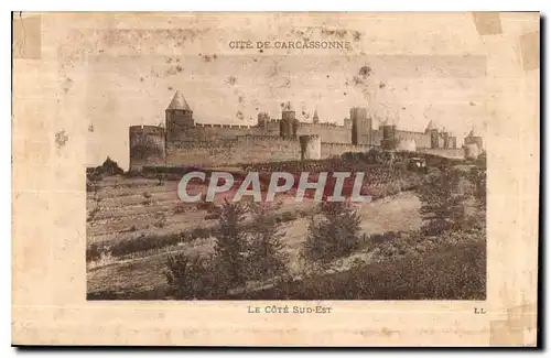 Cartes postales Cite de Carcassonne la Cote Sud Est