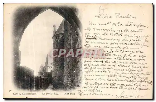 Cartes postales Cite de Carcassonne la Petite Lice