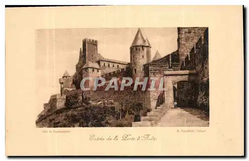Cartes postales Cite de Carcassonne Entree de la Porte d'Aude