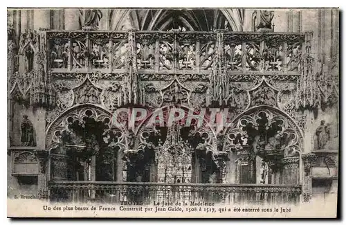 Cartes postales Troyes le Jube de la Madeleine un des plus beaux de France construit par Jean Gaide 1508 1517 qu