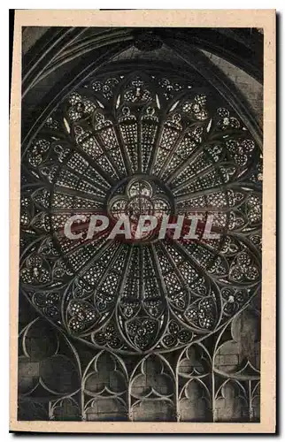 Cartes postales Cite de Carcassonne Eglise Saint Nazaire Rosace Nord