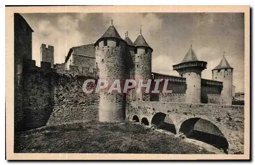 Ansichtskarte AK Cite de Carcassonne le Chateau Comtal